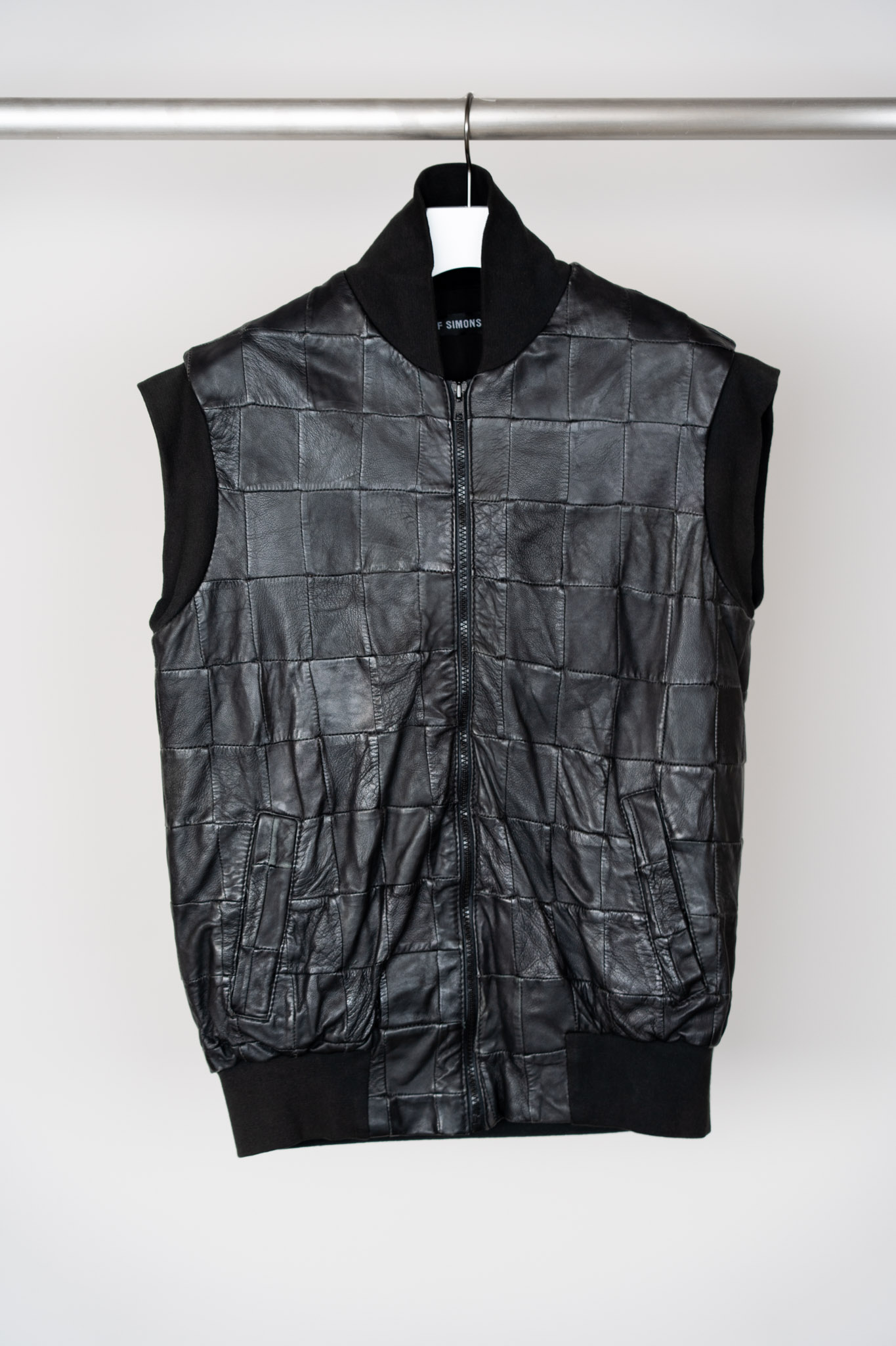 RAF SIMONS 1999SS KINETIC YOUTH Leather Vest