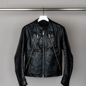 Maison Martin Margila1999AW 5ZIP LEATHER JACKET