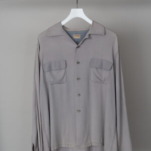 McGREGOR 60's Open Collar Rayon Shirt (GRY)