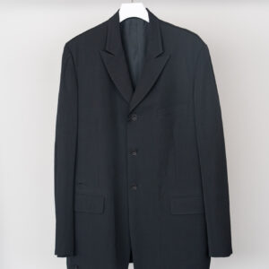 YOHJI YAMAMOTO POUR HOMME 95ss Wool Gaberdine Peaked Lapel 3B Jacket