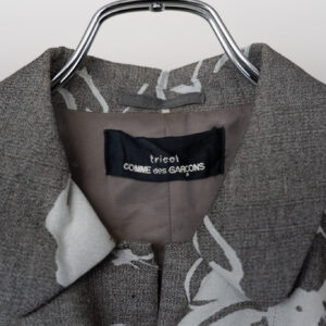 tricot COMME des GARCONS AD1997 Wool China Button Shirt
