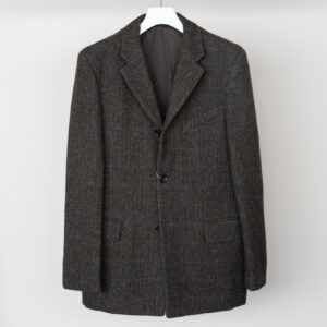COMME des GARCONS HOMME PLUS 98aw Wool Inside Out Tweed JACKET