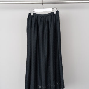 tricot COMME des GARCONS  AD1999 Garment Dye Lace Long Skirt