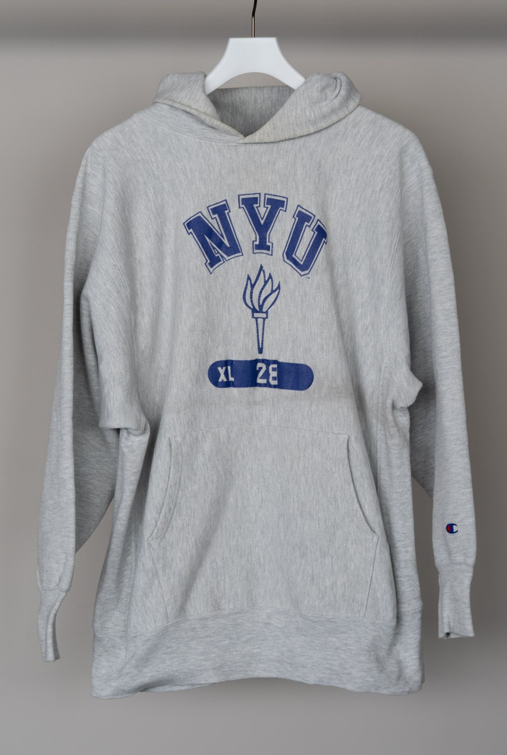 Champion 90’s R/W Hoodie (NYU) 3Line made in USA XL