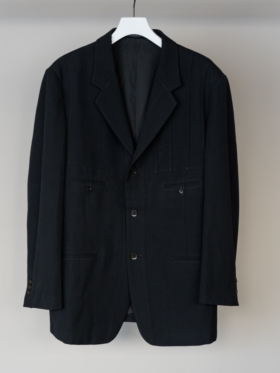 YOHJI YAMAMOTO POUR HOMME Wool Gaberdine 3B JKT