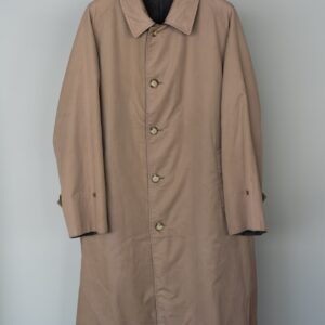 BURBERRY'S 70~80's Cotton Gaberdine Reversible One Piece Sleeve Coat