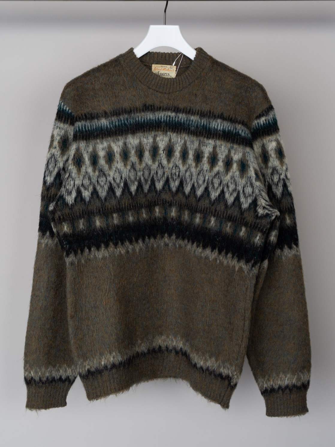 CAMPUS 60’s Long Mohair Crewneck Knit (Good Condition!!!)