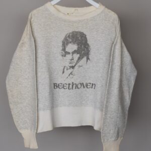 60's ''BEETHOVEN'' Print Sweatshirt