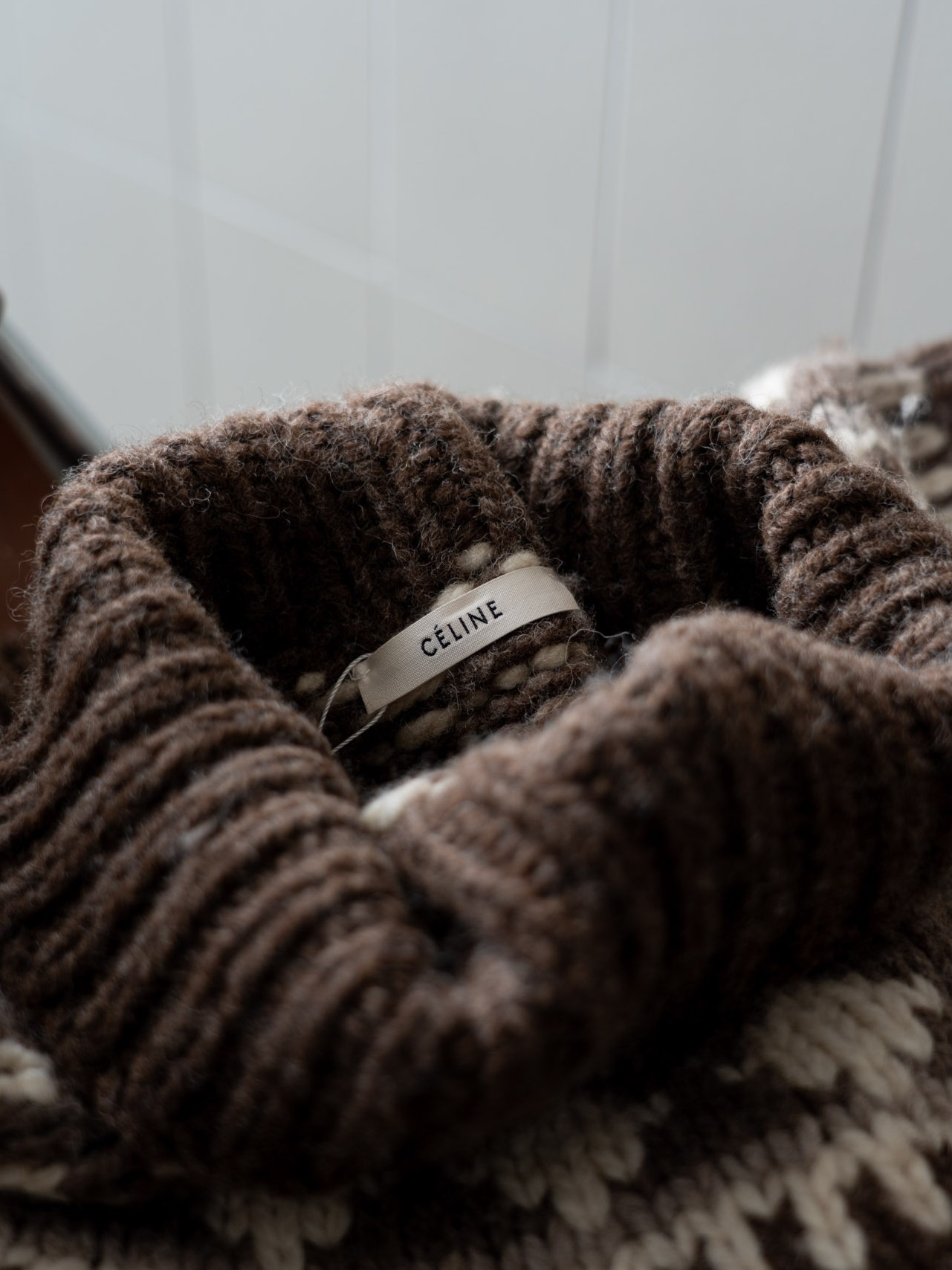 CELINE Nordic Oversized Knit P/O (PHOEBE PHILO)