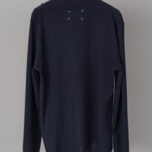Maison Martin Margiela 2002 AW DARK BLUE CREWNECK WITH SHOULDER BUTTONS (MISS DEANNA))