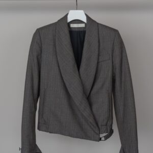 VERONIQUE BRANQUINHO Shawl Collar Padded Wrap Jacket