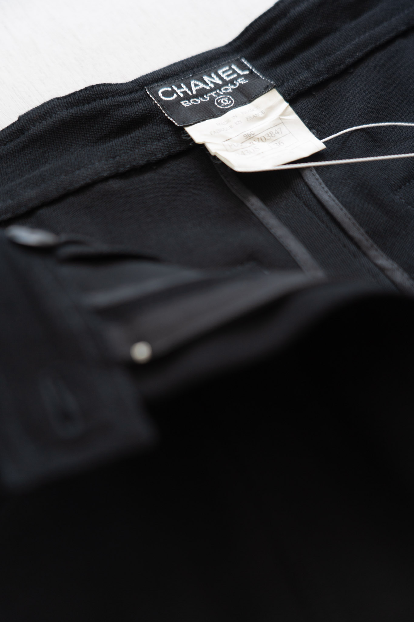 CHANEL 1996AW  Wool Wide Slacks