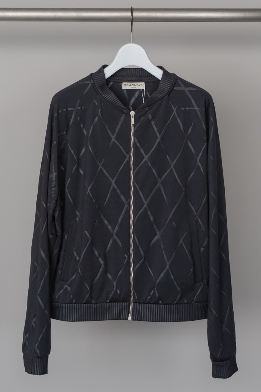 BALENCIAGA All-Over Print Zip Blouson Jacket （Nicolas Ghesquière）