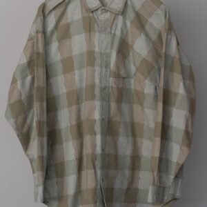 ISSEY MIYAKE 1980s Vintage Deconstructed Yoke Check Cotton Shirt