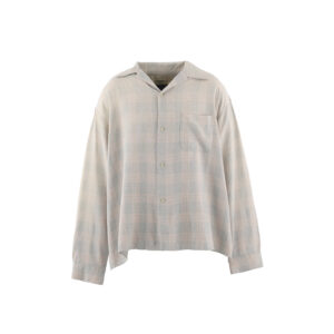 SAINT Mxxxxxx 26SS RAYON SHIRT/CHECK/SKY BLUE
