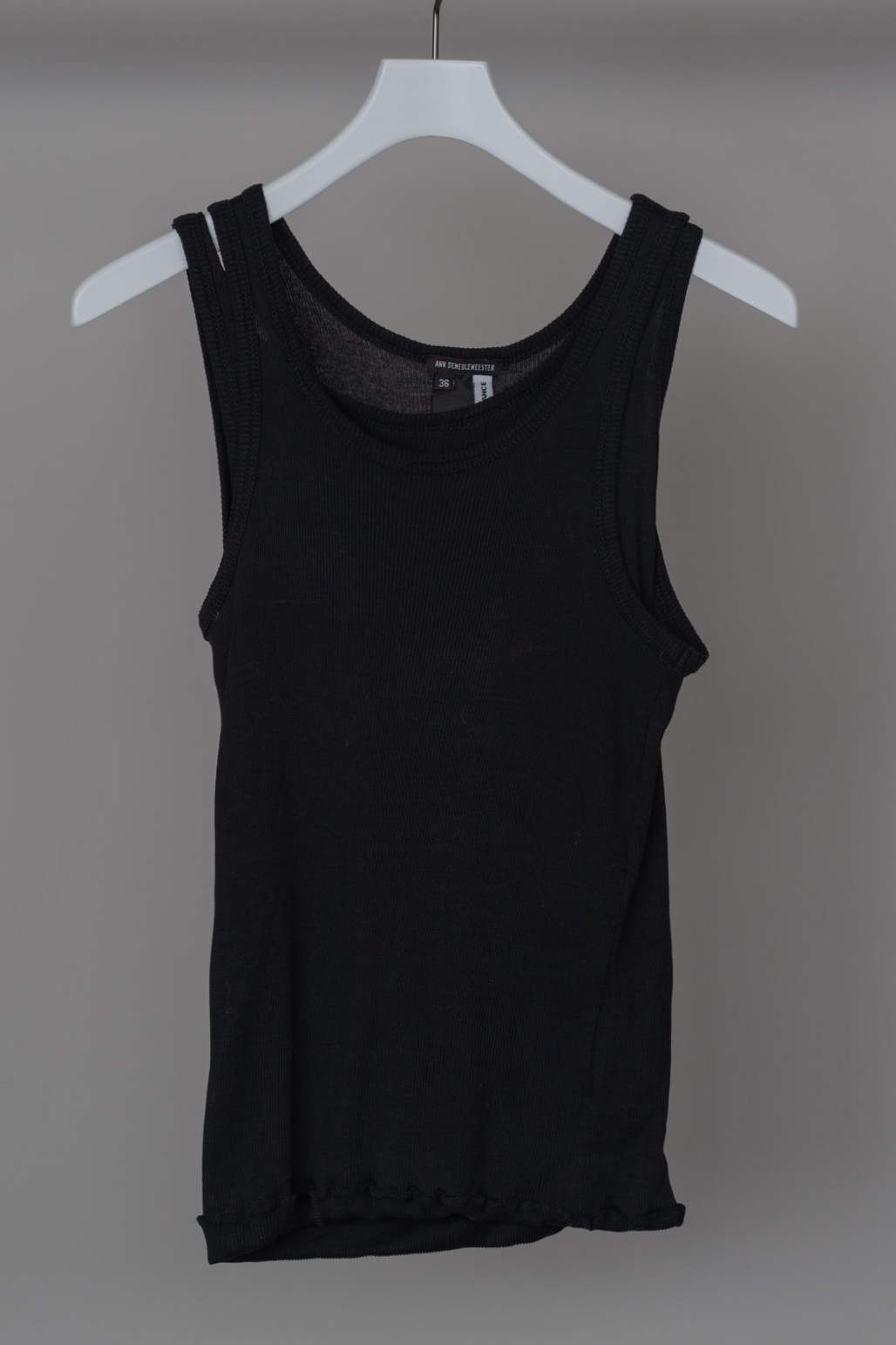 ANN DEMEULEMEESTER Rib Layard Tanktop
