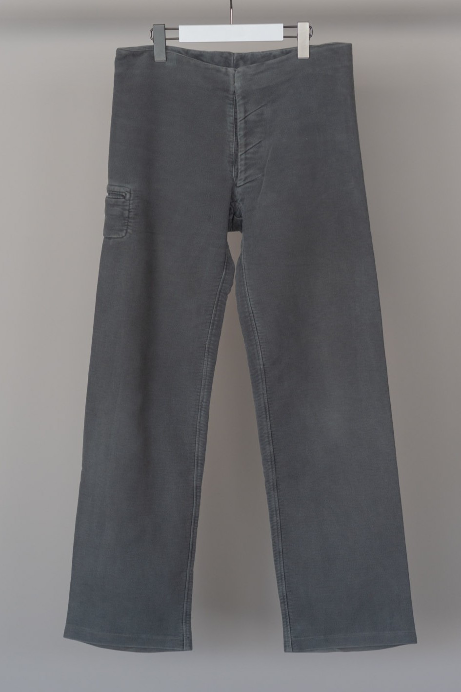 Maison Martin Margiela 2005AW Gray Heavy Moleskin McQueen Pants