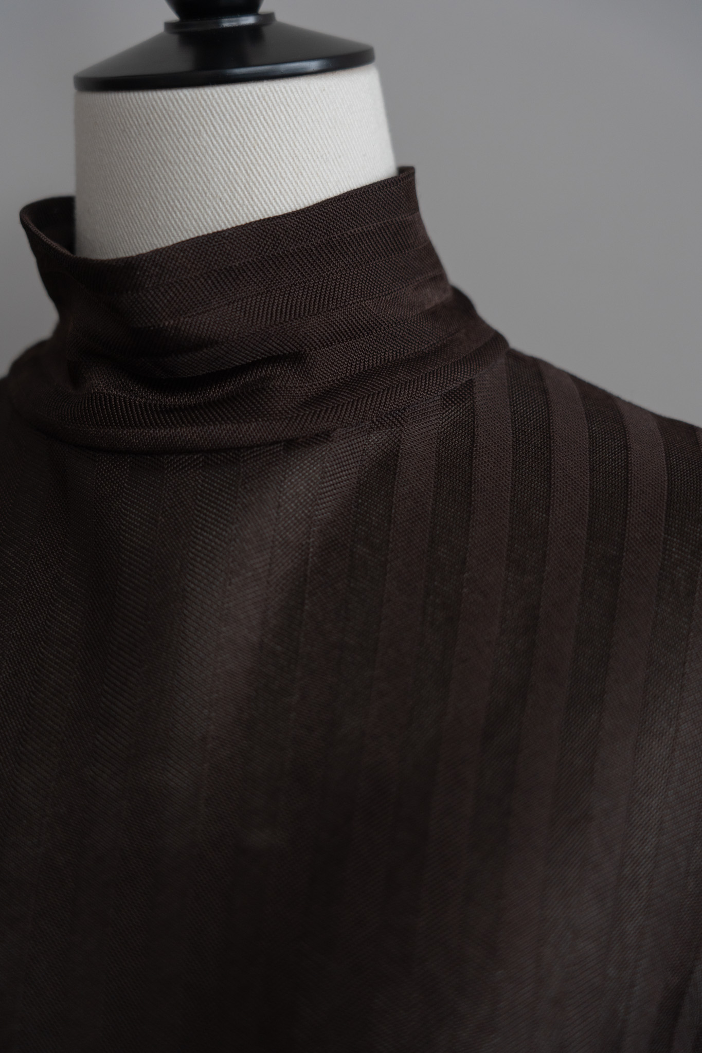 High-Neck Sheer Top