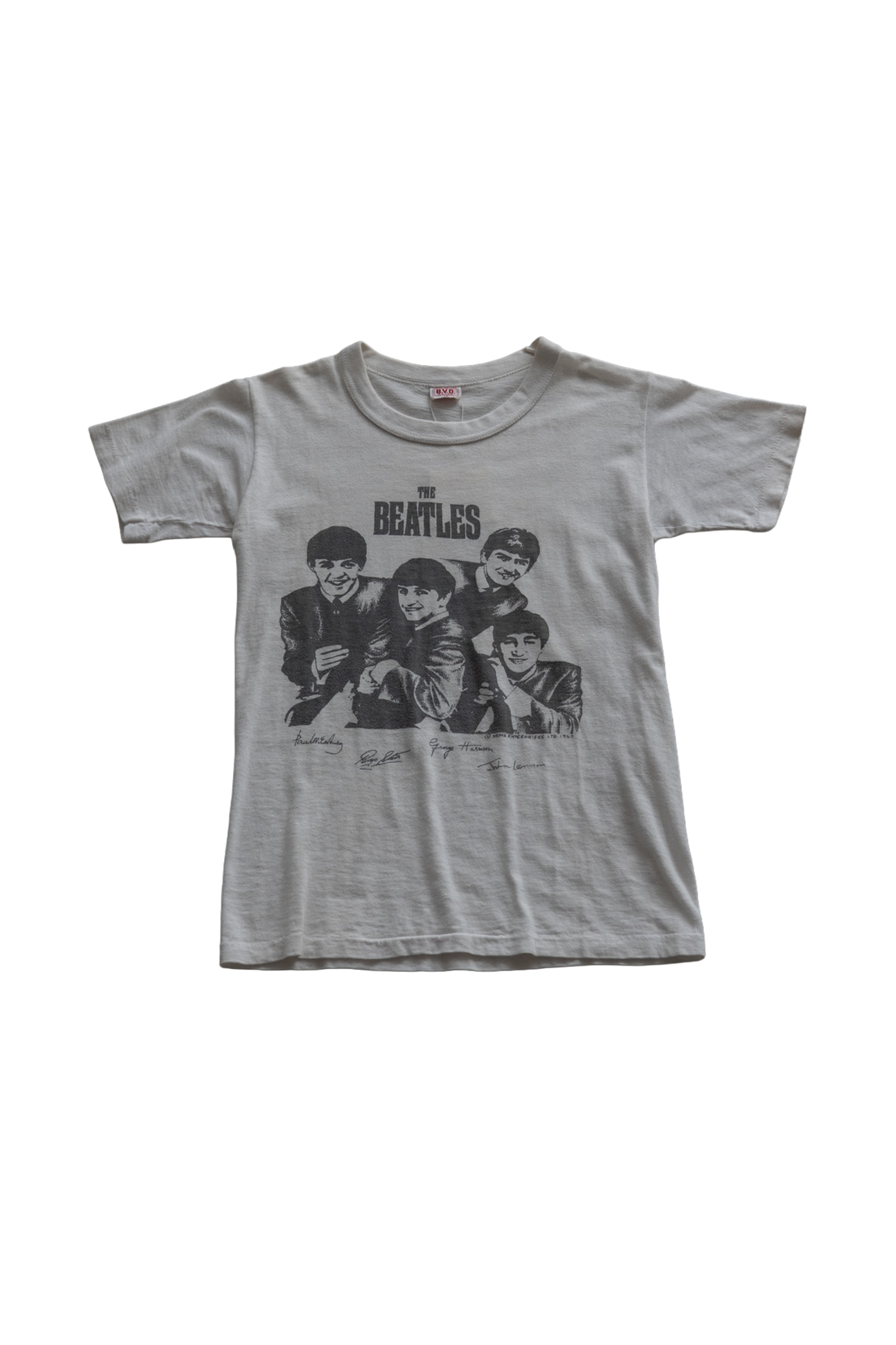 1960s BVD Beatles Print T-shirt