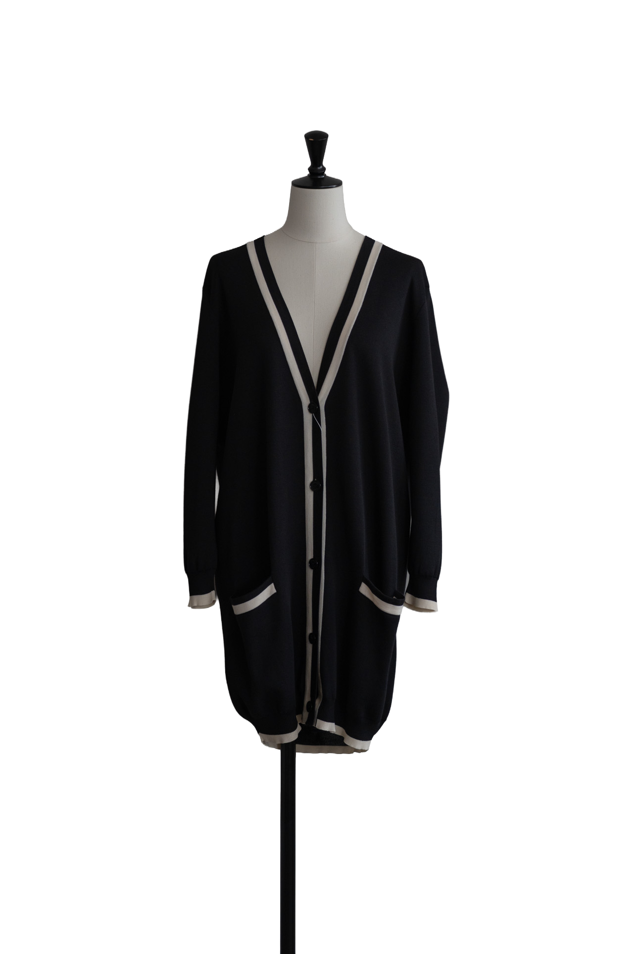 Jean Paul Gaultier Era Silk Cashmere Long Cardigan