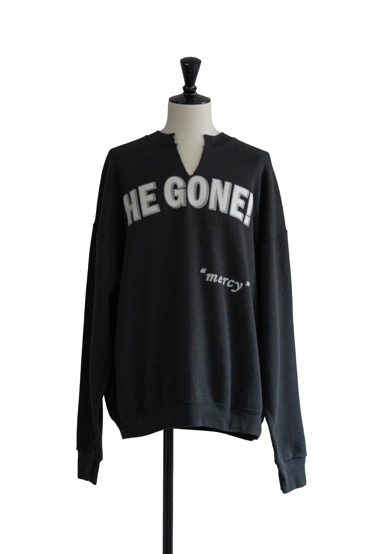 90’Fruit of the Loom Black Sweat Shirt