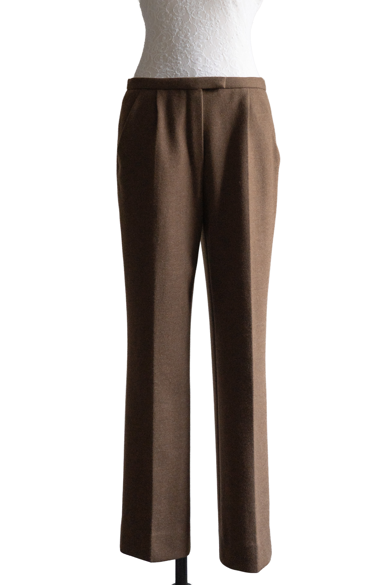 Jean Paul Gaultier Era Wool Pleated Tapered Trousers
