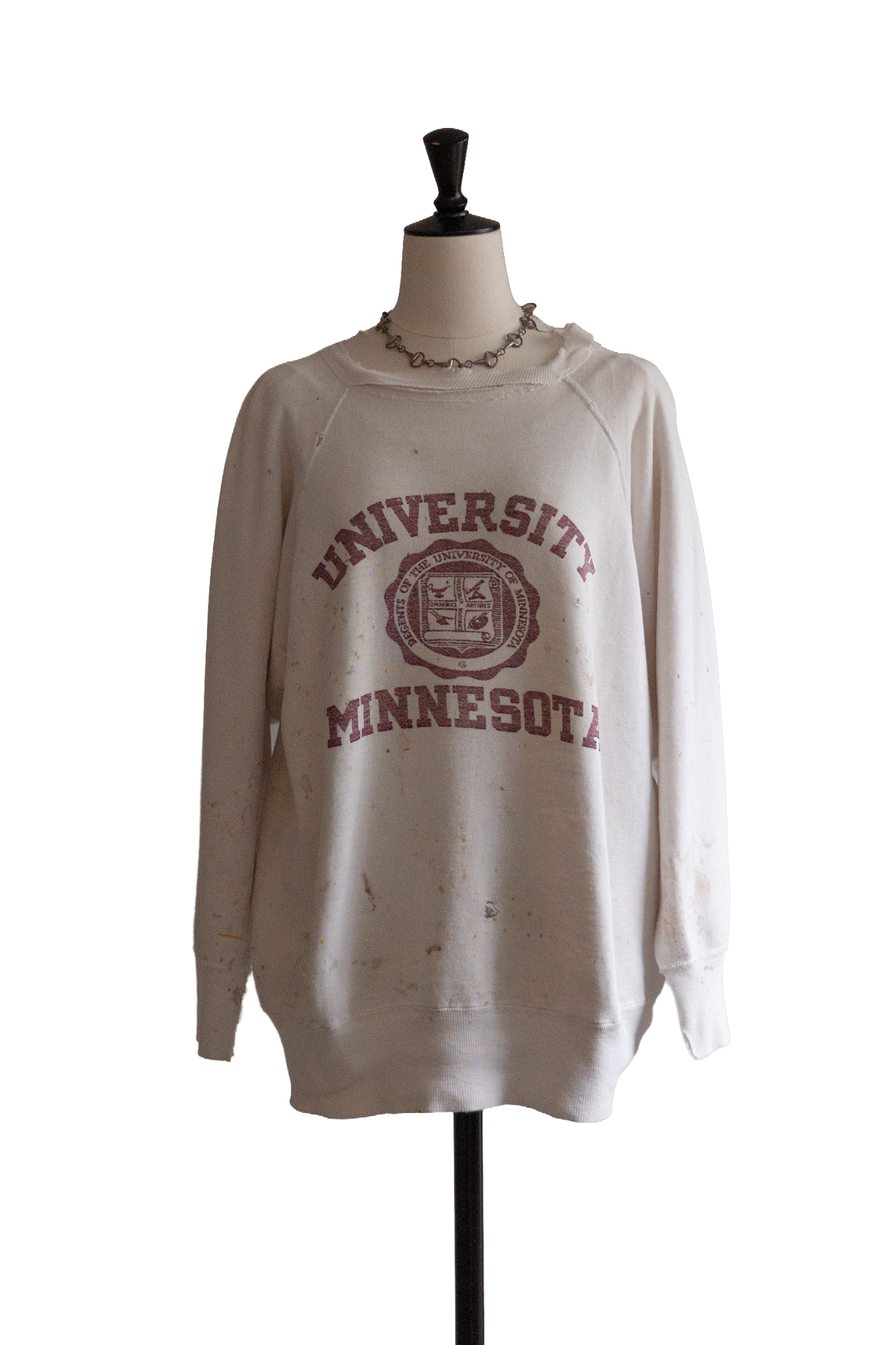 60’s Vintage Print Sweat Shirt