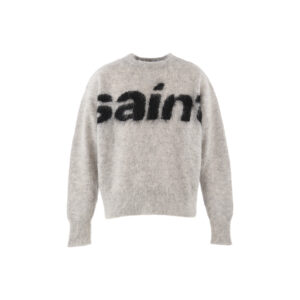 MOHAIR CREW KNIT/SAINT/GRAY